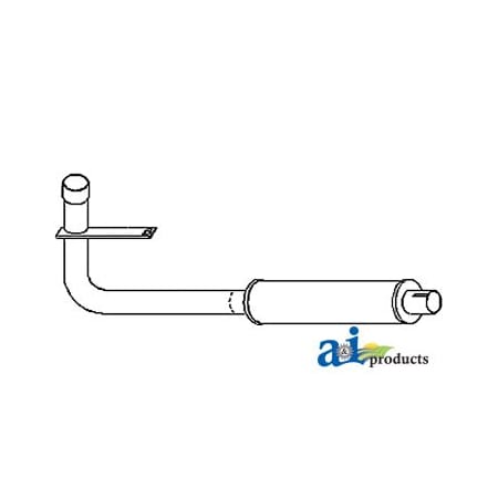 A & I Products Vertical Exhaust Kit 23" x6" x15" A-FD1310